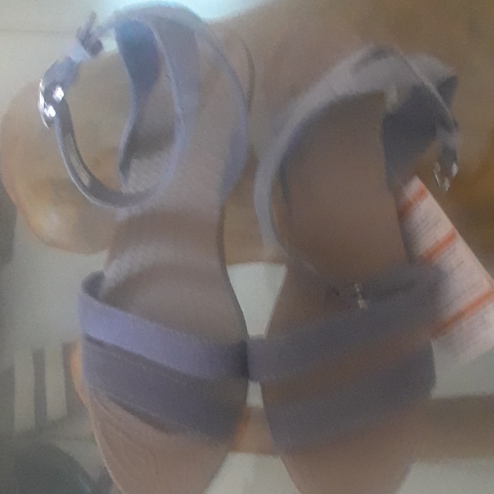 NWT Croc wedges